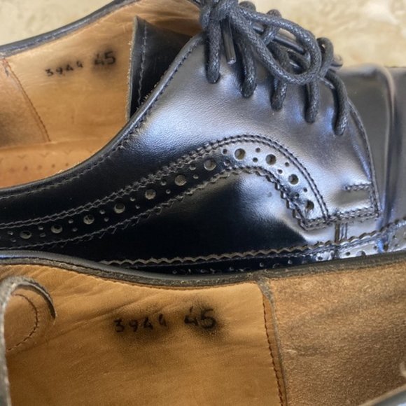 Aldo Romano Sicari Leather Wingtip Brogues Made in Italy - Picture 11 of 11